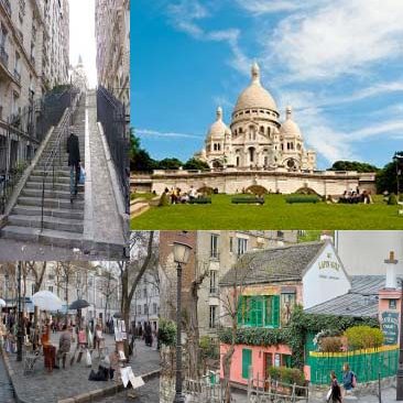Paris, Montmartre: Ressamlar tepesi Sacré-Coeur Bazilikası, Beyaz Kilise